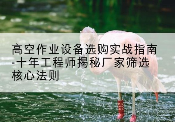 西剪叉式升降机厂家-高空作业设备选购实战指南-十年工程师揭秘厂家筛选核心法则